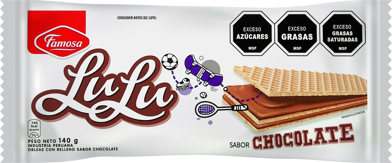 Waffle Lulu Chocolate - Nerilan Uruguay